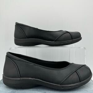 NEW Easy Street Kaz Women’s Slip-On Flats Black Size 6M